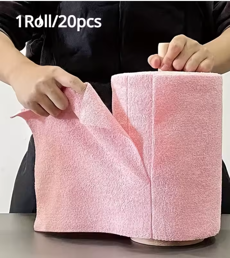 20pc Microfiber Reusable Towels